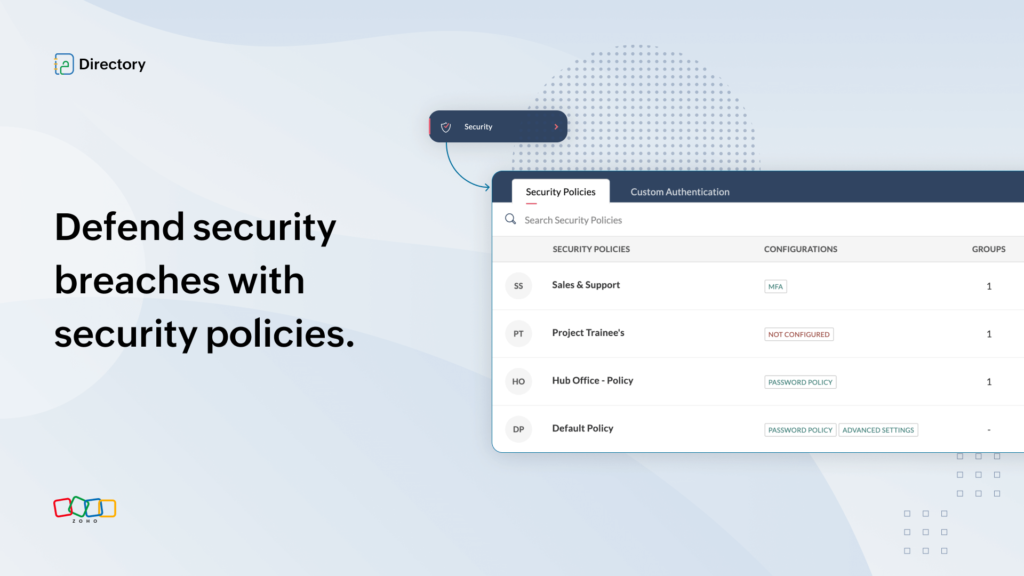 defend security breaches - zoho directory